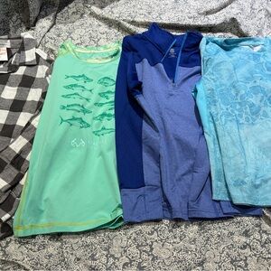 Boys long sleeve tops 4pcs 6-7